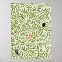 Póster William Morris Cat