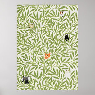 Póster William Morris Cat