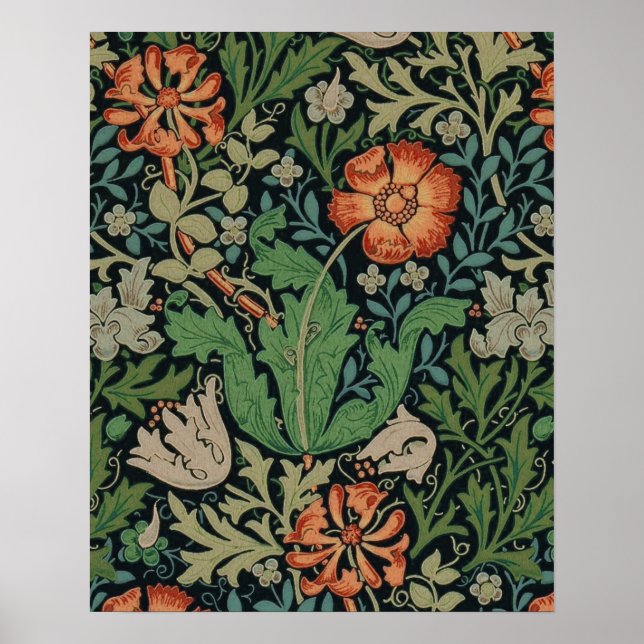 Póster William Morris Compton Wallpaper Classic (Frente)