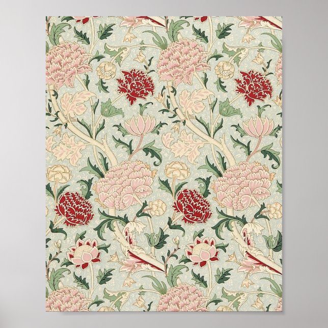 Póster William Morris Cray Floral (Frente)