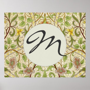 Póster William Morris Daffodil Classic Flower