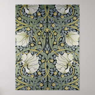 Póster William Morris - diseño del papel pintado del