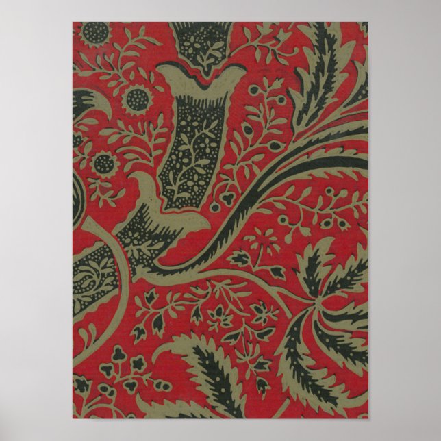 Póster William Morris - Ejemplo de fondo de escritorio co (Frente)