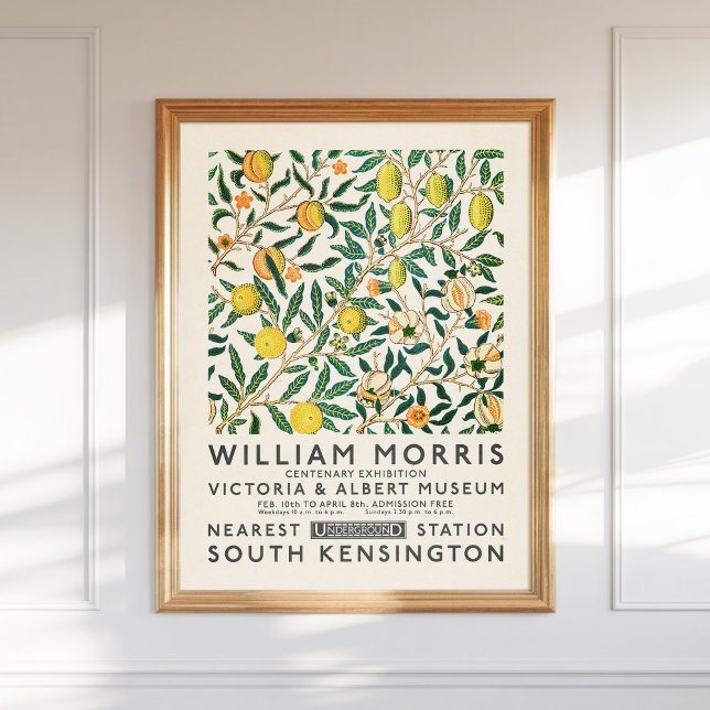 Póster William Morris Fruit o Pomegranate Lemons Tree (Subido por el creador)