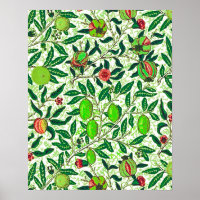 William Morris Fruta exótica, extremidades y meloc