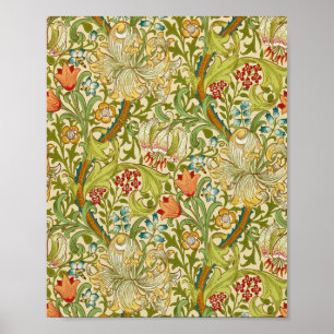 Póster William Morris Golden Lily Vintage Pre-Raphaelite