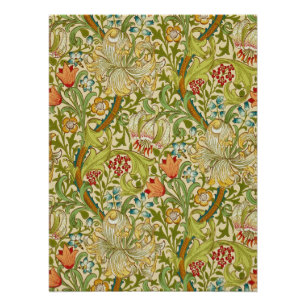 Póster William Morris Golden Lily Vintage Pre-Raphaelite
