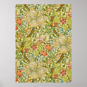 Póster William Morris Golden Lily Vintage Pre-Raphaelite