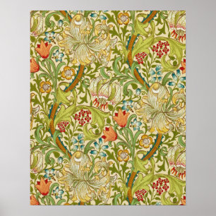 Póster William Morris Golden Lily Vintage Pre-Raphaelite