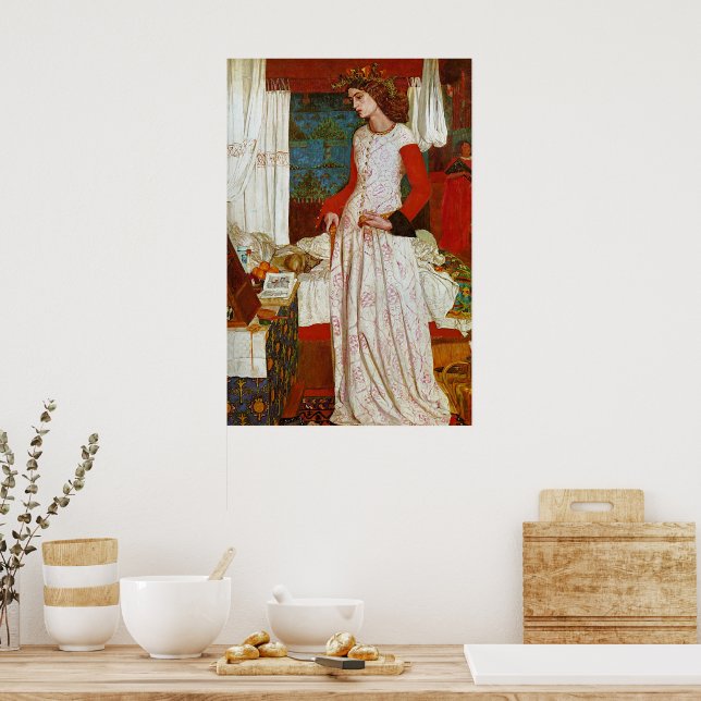Póster William Morris-LaBelle Iseult (Cocina)
