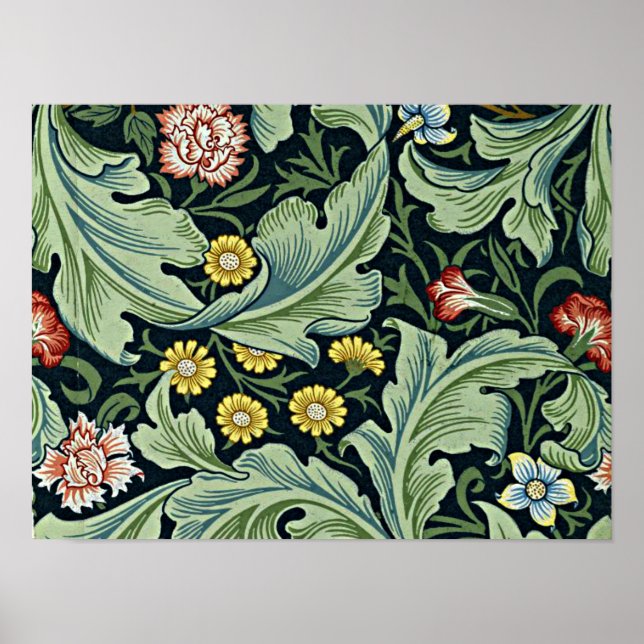 Póster William Morris - Leicester (Frente)