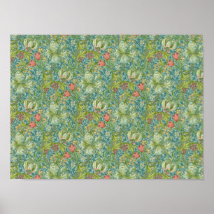 Póster William Morris "Lirio Dorado" 1