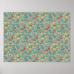 Póster William Morris "Lirio Dorado" 3