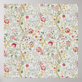 Póster William Morris - Mary Isabel Embroidery Design