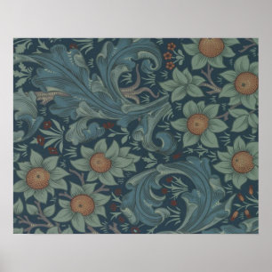 Póster William Morris Orchard Pattern Wallpaper