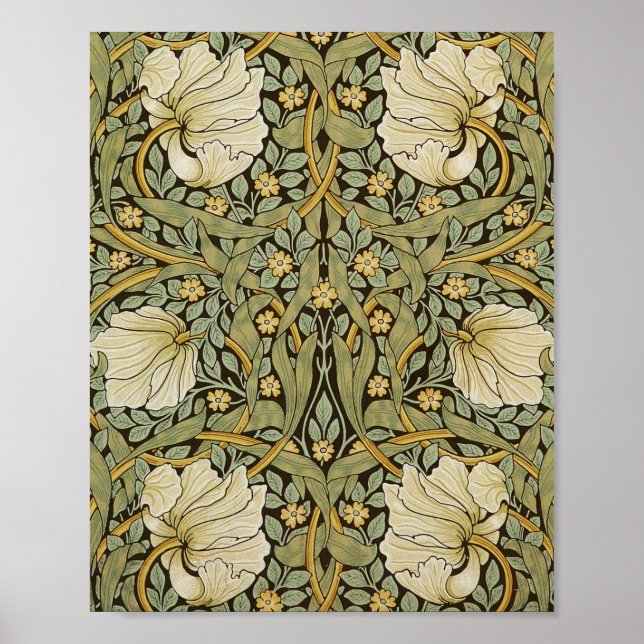 Póster William Morris Pimpernel Vintage Pre-Raphaelite (Frente)