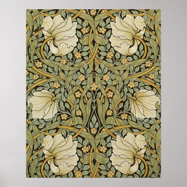 Póster William Morris Pimpernel Vintage Pre-Raphaelite (Frente)