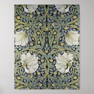 Póster William Morris - Pimpernel  Wallpaper Design