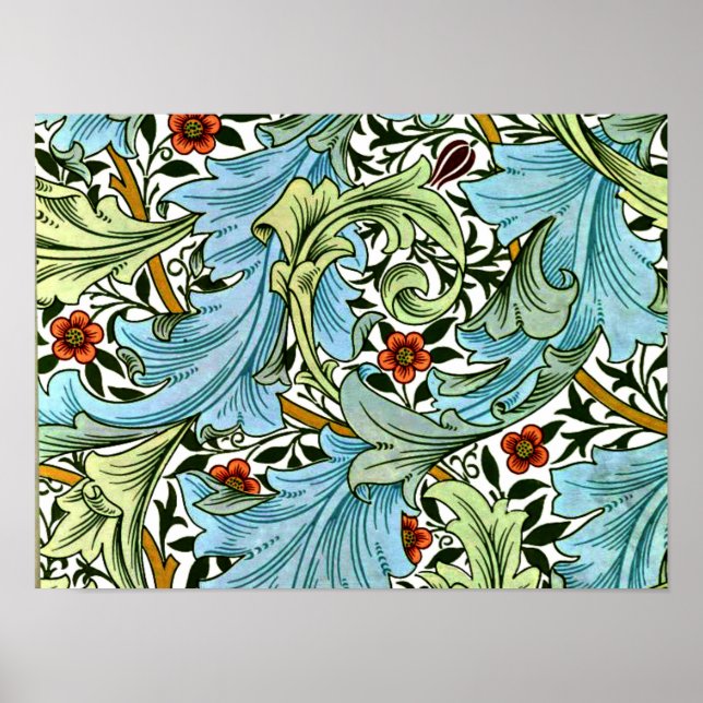 Póster William Morris - Postcard de Granville (Frente)