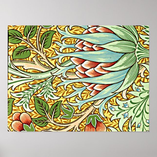 Póster William Morris - Poster Artichoke (Frente)