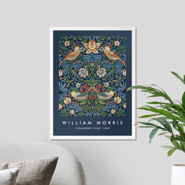 Póster William Morris Strawberry Thief (Subido por el creador)