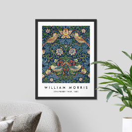 Póster William Morris Strawberry Thief