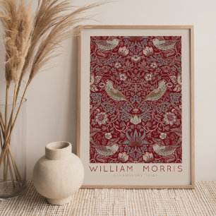 Póster William Morris Strawberry Thief Wall Art Poster