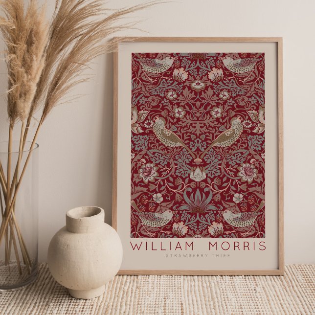 Póster William Morris Strawberry Thief Wall Art Poster (Subido por el creador)