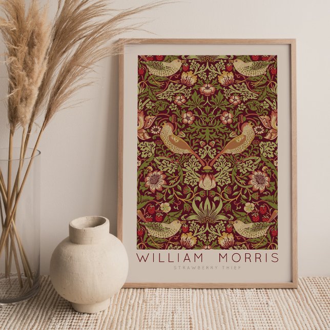 Póster William Morris Strawberry Thief Wall Art Poster (Subido por el creador)