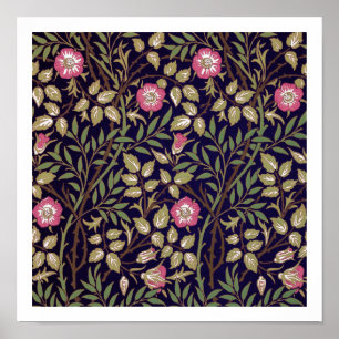 Póster William Morris Sweet Briar Floral Art Nouveau