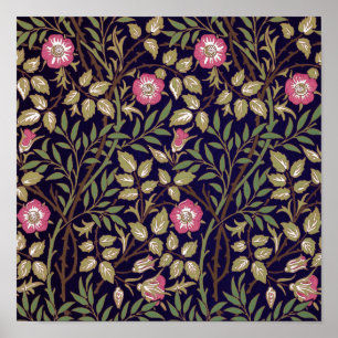 Póster William Morris Sweet Briar Floral Art Nouveau