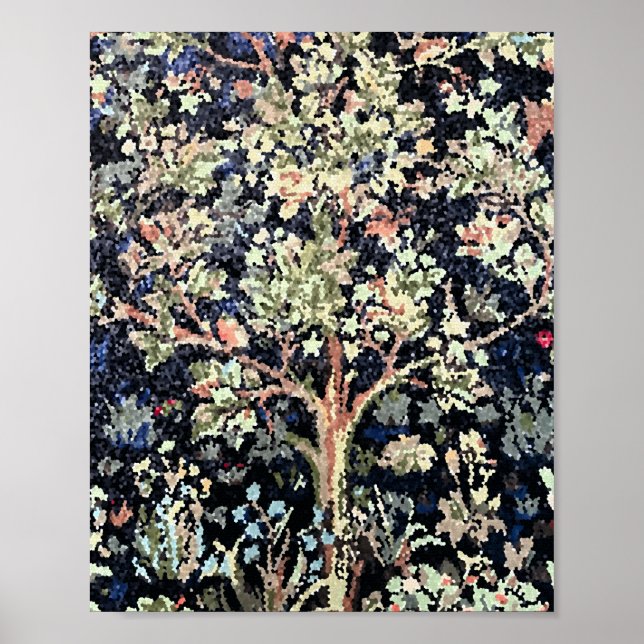 Póster William Morris Tree of Life Poster (Frente)