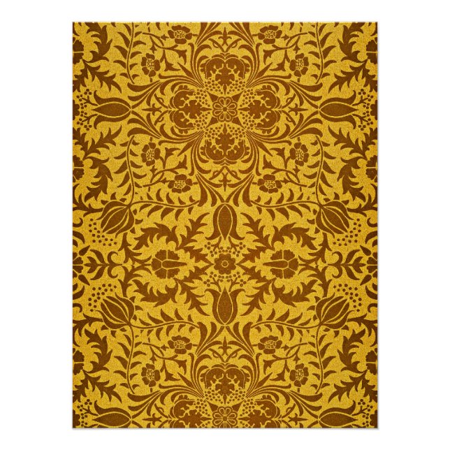 Póster William Morris - Vine Gold (Anverso)