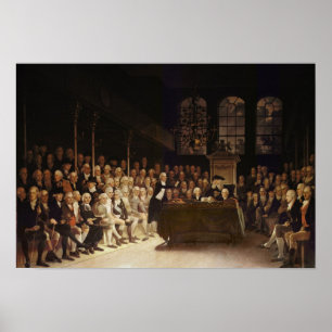 Póster William Pitt addressing the House