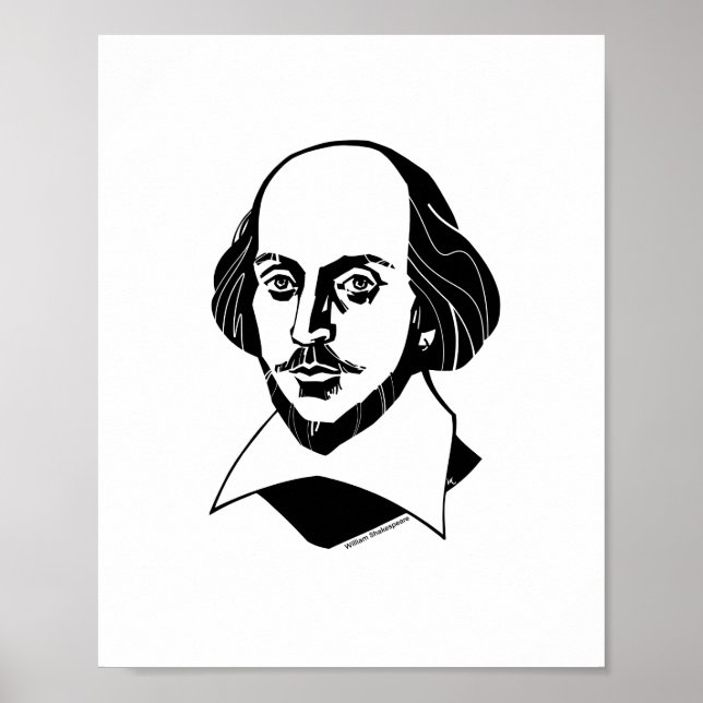 Póster William Shakespeare (Frente)