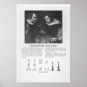 Póster William Shakespeare y Ben Jonson