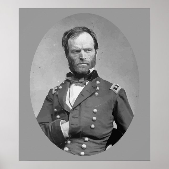 Póster William Tecumseh Sherman (Frente)