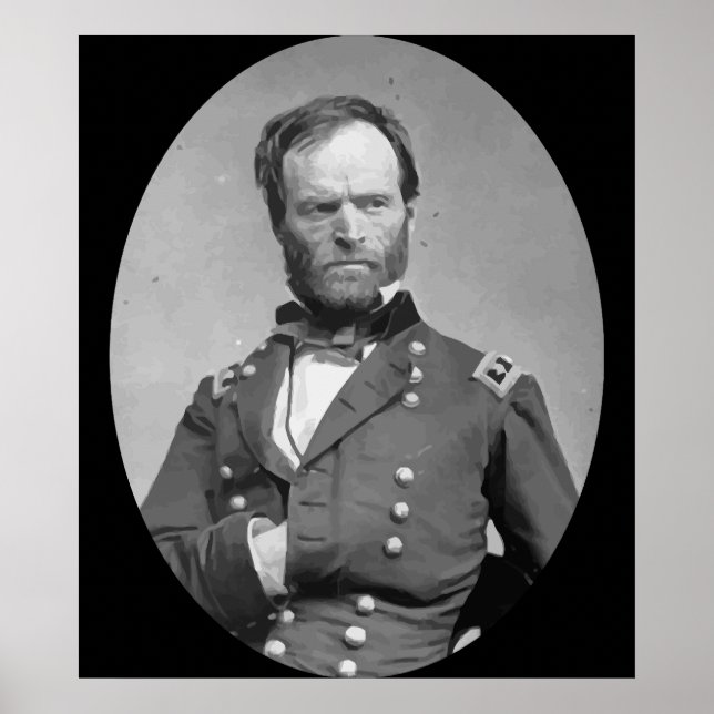Póster William Tecumseh Sherman (Frente)