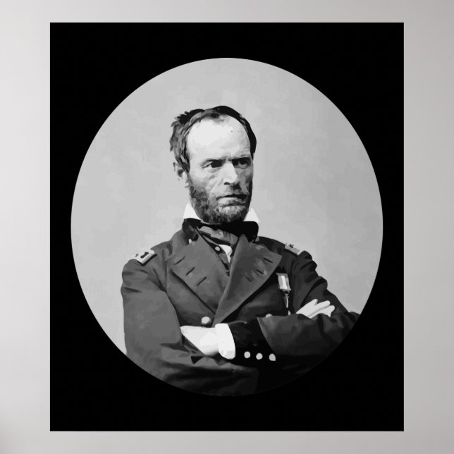 Póster William Tecumseh Sherman (Frente)