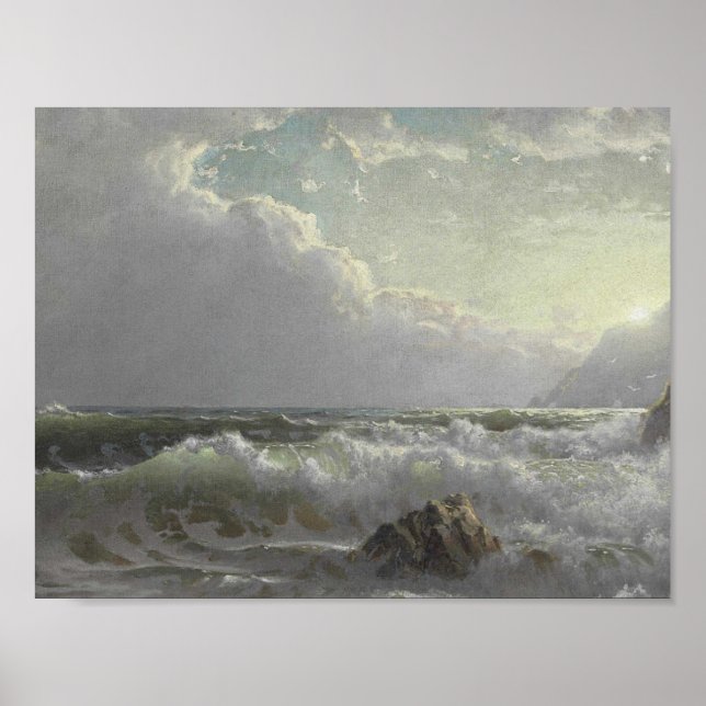 Póster William Trost Richards (1833-1905), fuera de la co (Frente)