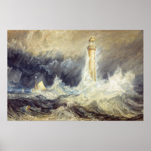 Póster William Turner - Bell Rock Lighthouse