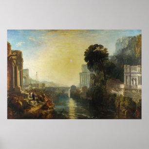 Póster William Turner - Dido construyendo Cartago