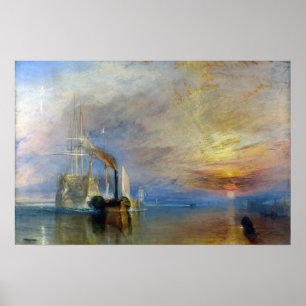 Póster William Turner - El Temeraire luchador
