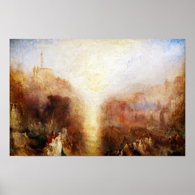 Póster William Turner - La visita al sepulcro (Frente)