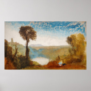 Póster William Turner - Lago Nemi