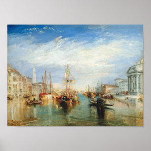 Póster William Turner - Pórtico de Madonna della Salute V