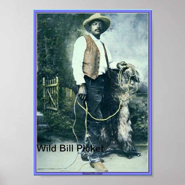 Póster Willie M. Bill Pickett (Frente)