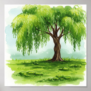 Póster Willow lloroso