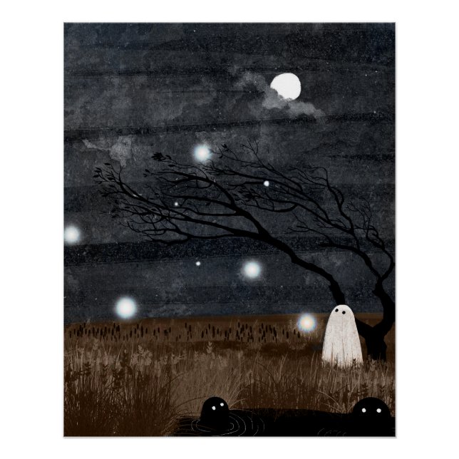 Póster Willow Wisp Ghost (Anverso)
