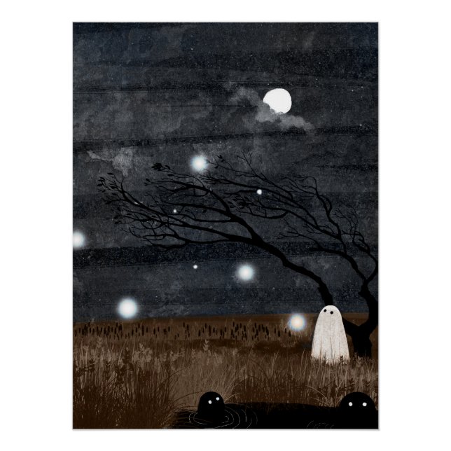 Póster Willow Wisp Ghost (Anverso)